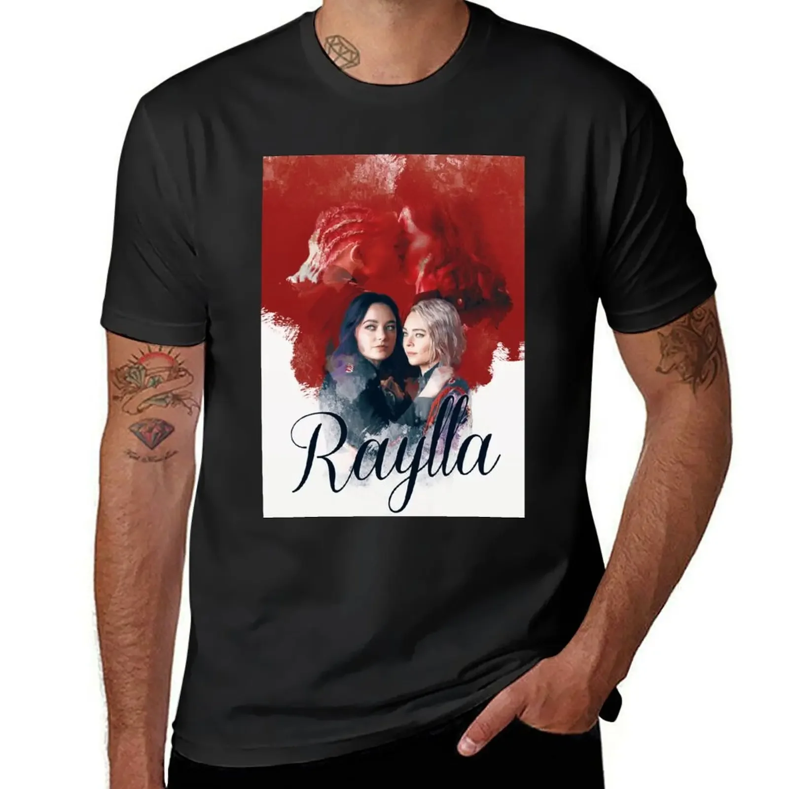 Motherland Fort Salem: футболка Raylla заготовки футбольная черная одежда футболки большого