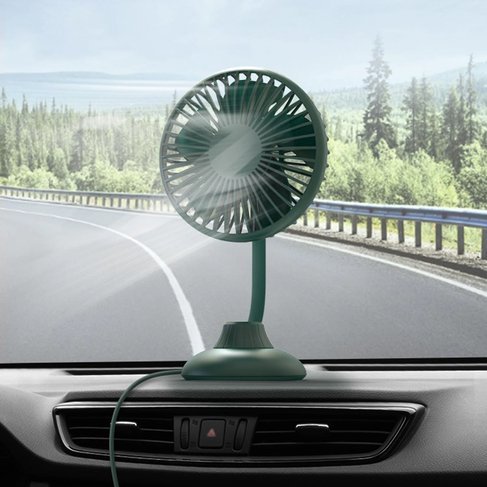 Персональный вентилятор для приборной панели автомобиля USB настольная лампа