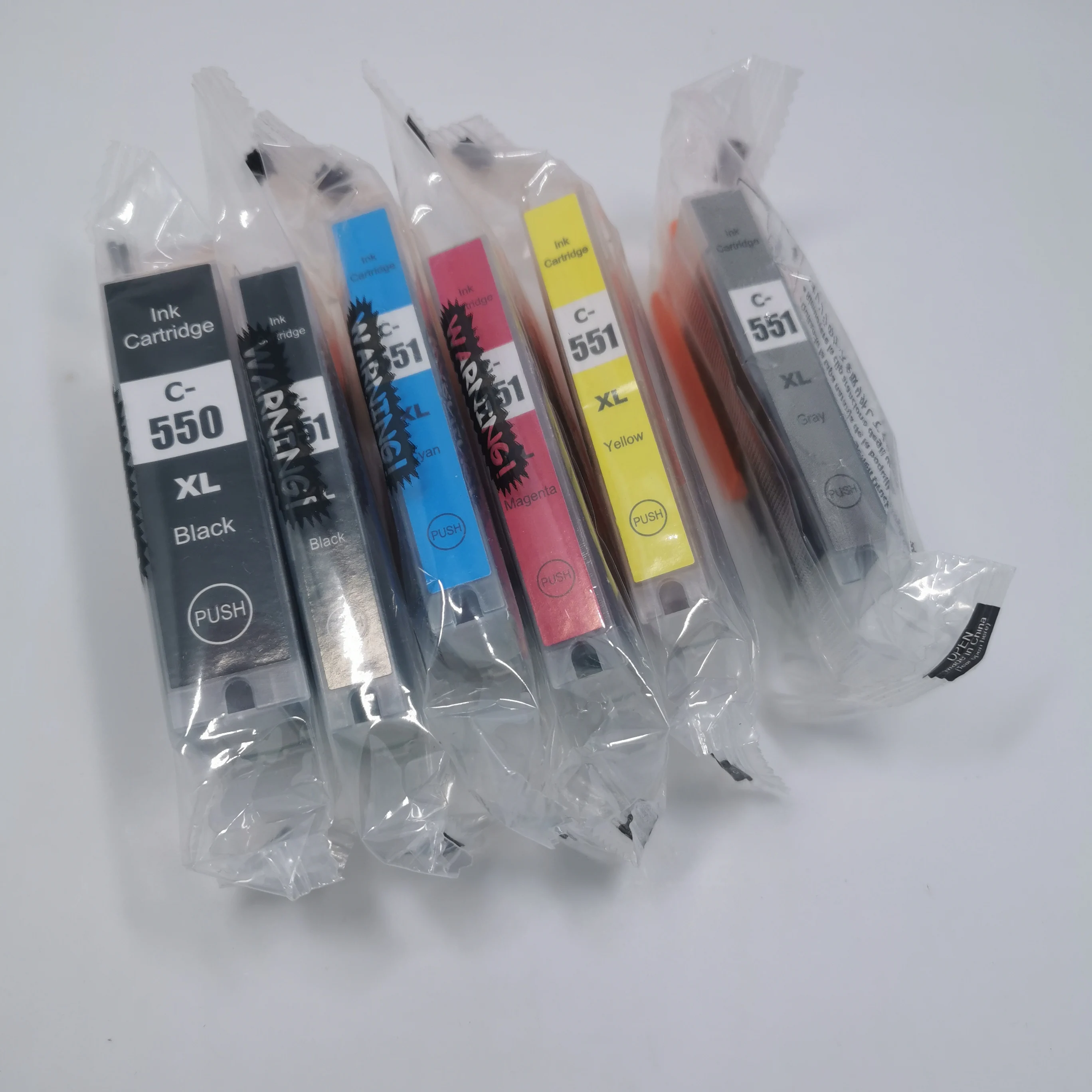 

YOTAT Compatible Ink Cartridge PGI550 PGI-550 CLI-551 for Canon PIXMA MG5450 MG5550 MG6350 MG6450 iP7250 printer