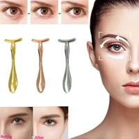 4 colors t shaped eye cream massage stick eye cream face cream applicator anti wrinkle eye massage stick beauty care