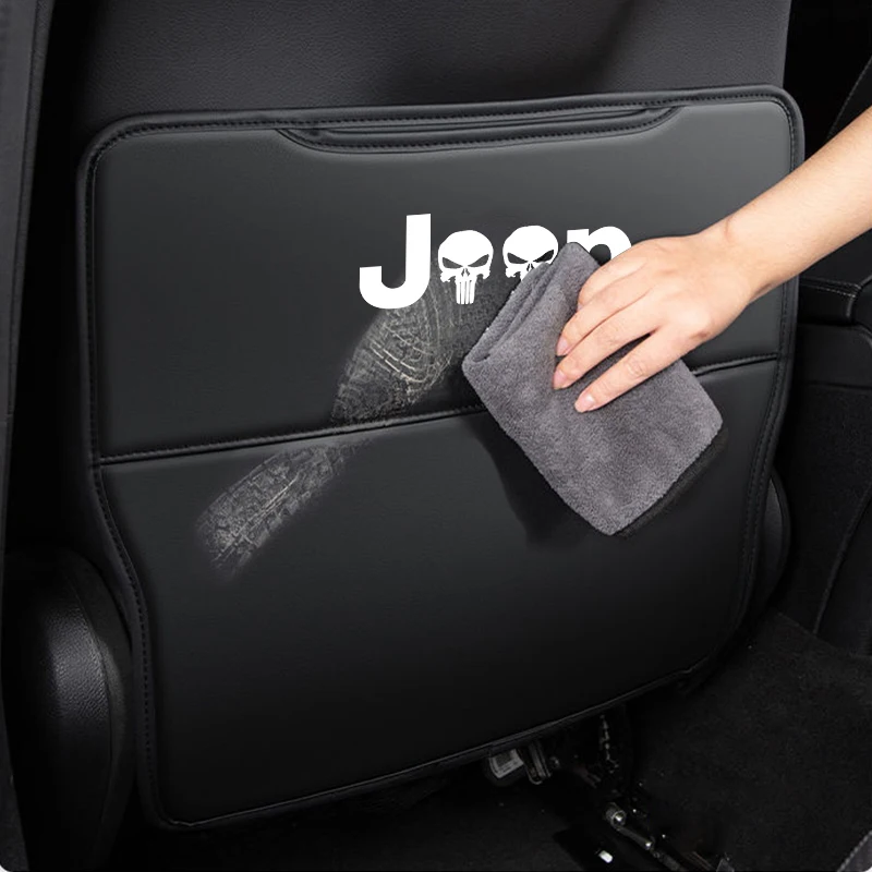 Защитная накладка на автомобильное сиденье от ударов и грязи для Jeep Renegade, Compass, Patriot, Grand Cherokee, детский коврик от грязи, легко моющийся, защитный. (art.: 3920db2ef24aa) - 3920db2ef24aa