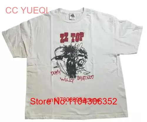 Винтажная футболка ZZ Top Concert Tour 2002 белая спина хит родео размер XXLarge с длинными или