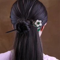 27 styles vintage wood flower hairpin for women ancient hair sticks handmade luxury hair clips pins chinese hair sticks jewelry