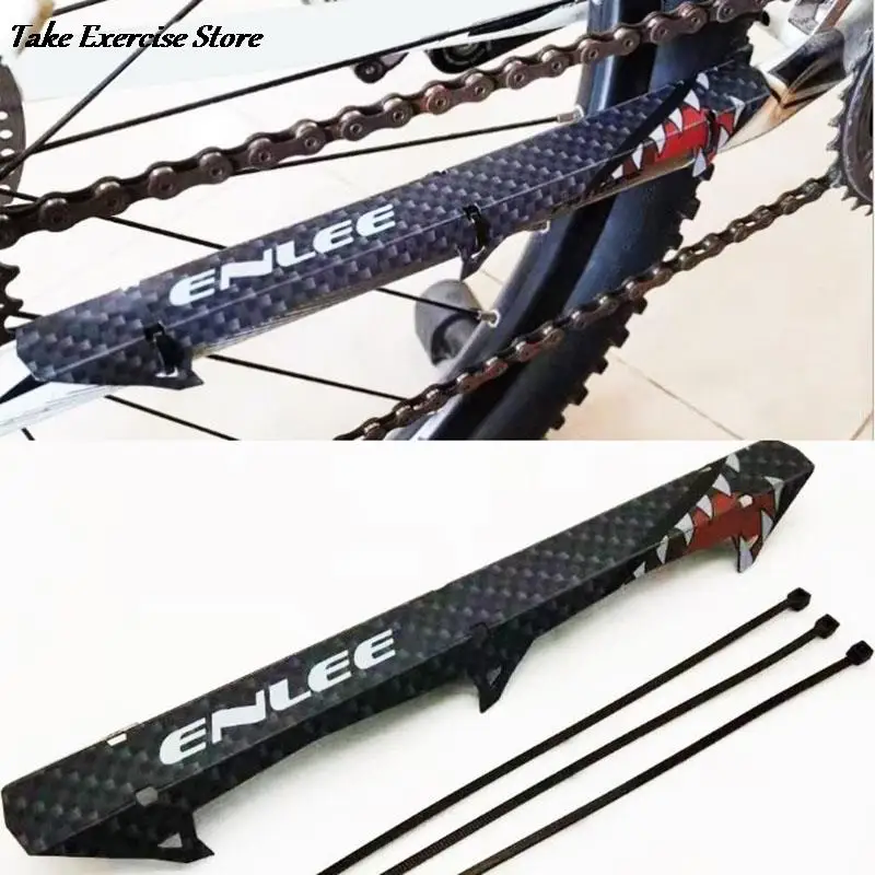 1PC Colorful Road Bike Bicycle Cycle Frame Chain Guard Protector Plastic Chainstay Cover Guard Bicycle Riding Parts