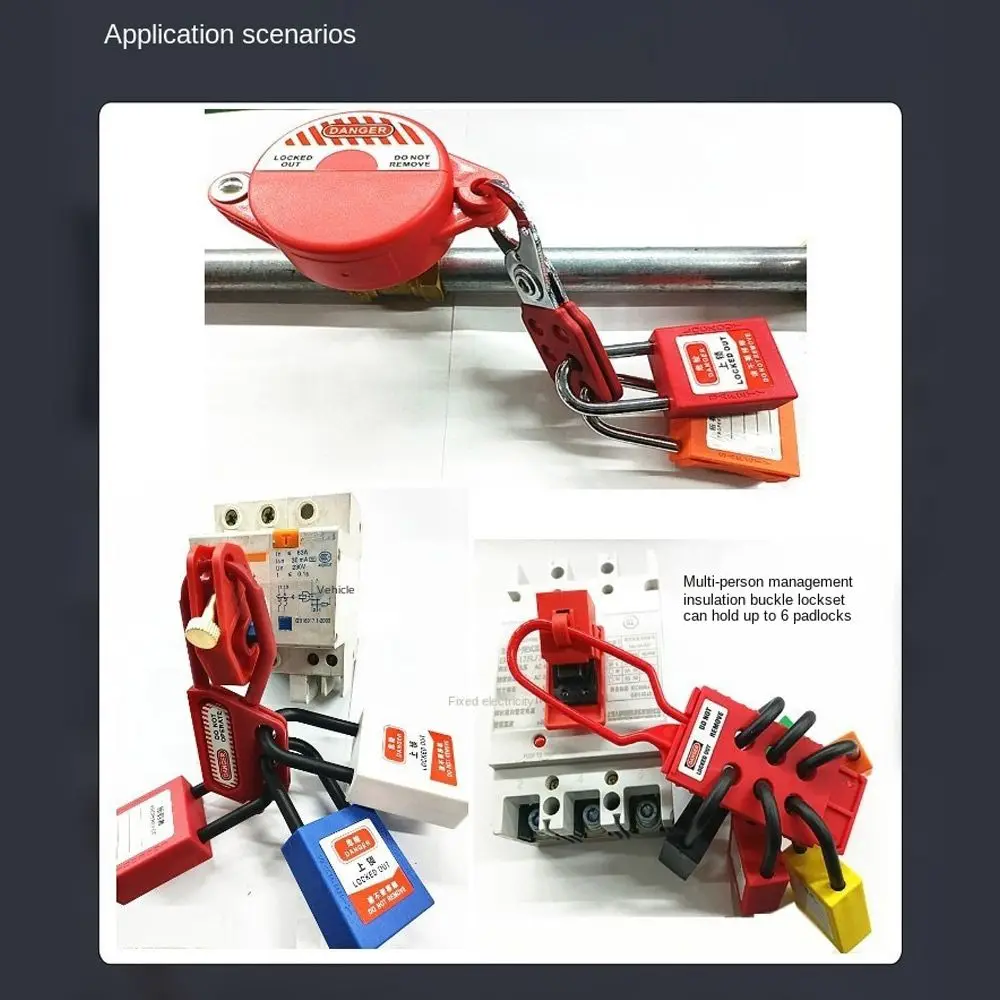 Insulation Industrial Multi Switch Buckle Lock Safety Six Hole | Locks