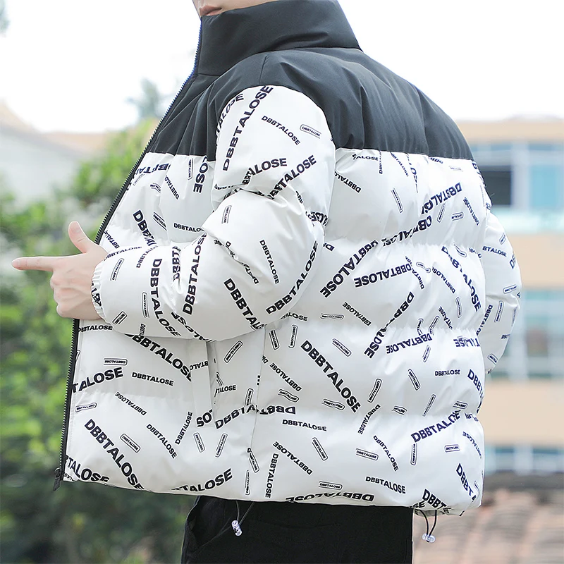 Parkas Men Down Jacket Winter Down Coats Hoodies Thicken Outdoor Travel Camping Overcoat Windproof Cotton Padded Jacket Warm 3XL