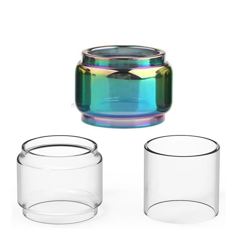 

FATUBE 5pcs bubble straight glass cups for nexMESH PRO single dual Subohm NEXMINI subtank Gear Glass TUBE Rainbow