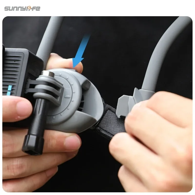 Спортивный ремешок для экшн-камеры быстросъемный устойчивый держатель на шею OSMO