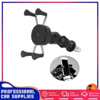 motorcycles mobil phone bracket bicycle aluminum alloy phone holder 360 degree adjustable phone mount for 4 7 6 phone