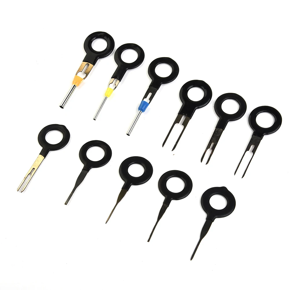 

11pcs Terminal Removal Tool Car Connector Crimp Extractor Handtools Release Supplies Aluminum Equipment Practical