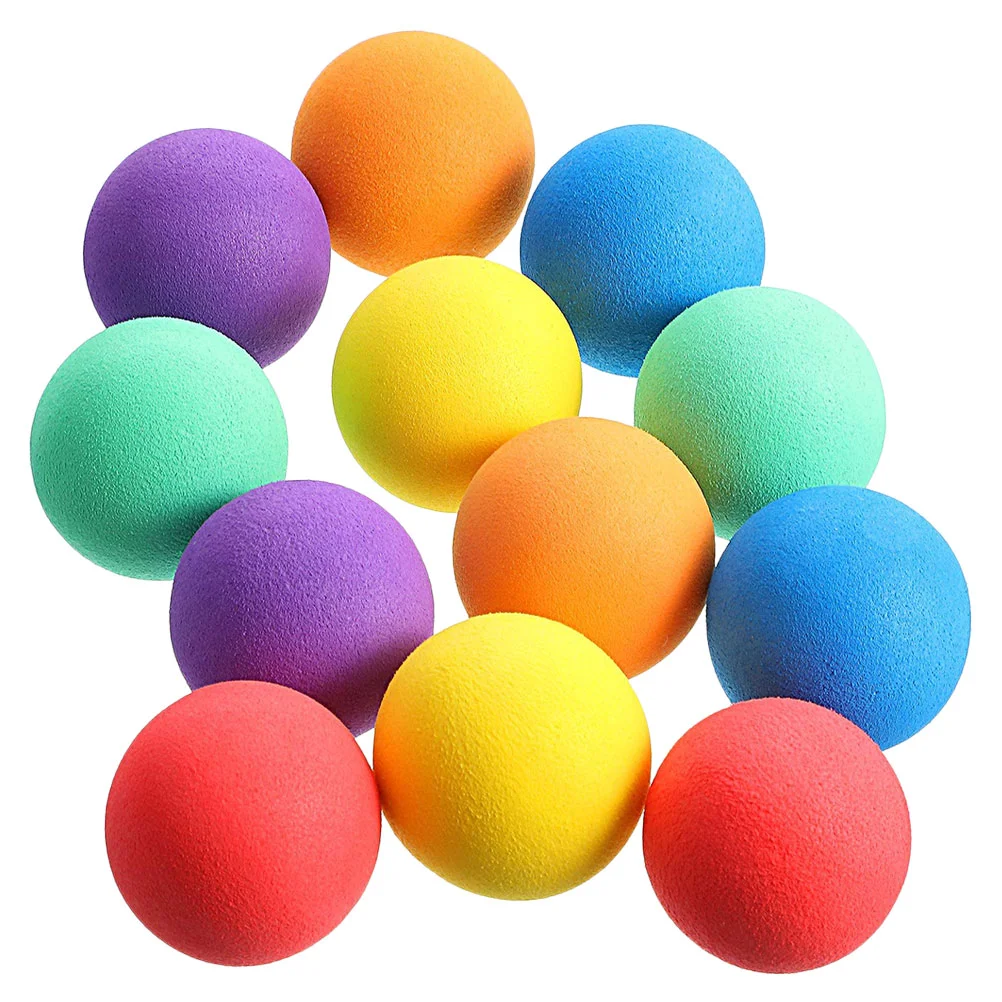 

24 Pcs Eva Sponge Ball Mini Stress Balls Colorful Toys Kids Beach Toddlers Gift Bag Stuffers Adults Bullet Child Plaything