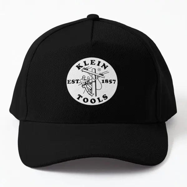 

Power Tools Klein Logo Baseball Cap Hat Fish Mens Snapback Spring Summer Printed Sport Sun Women Outdoor Black Boys