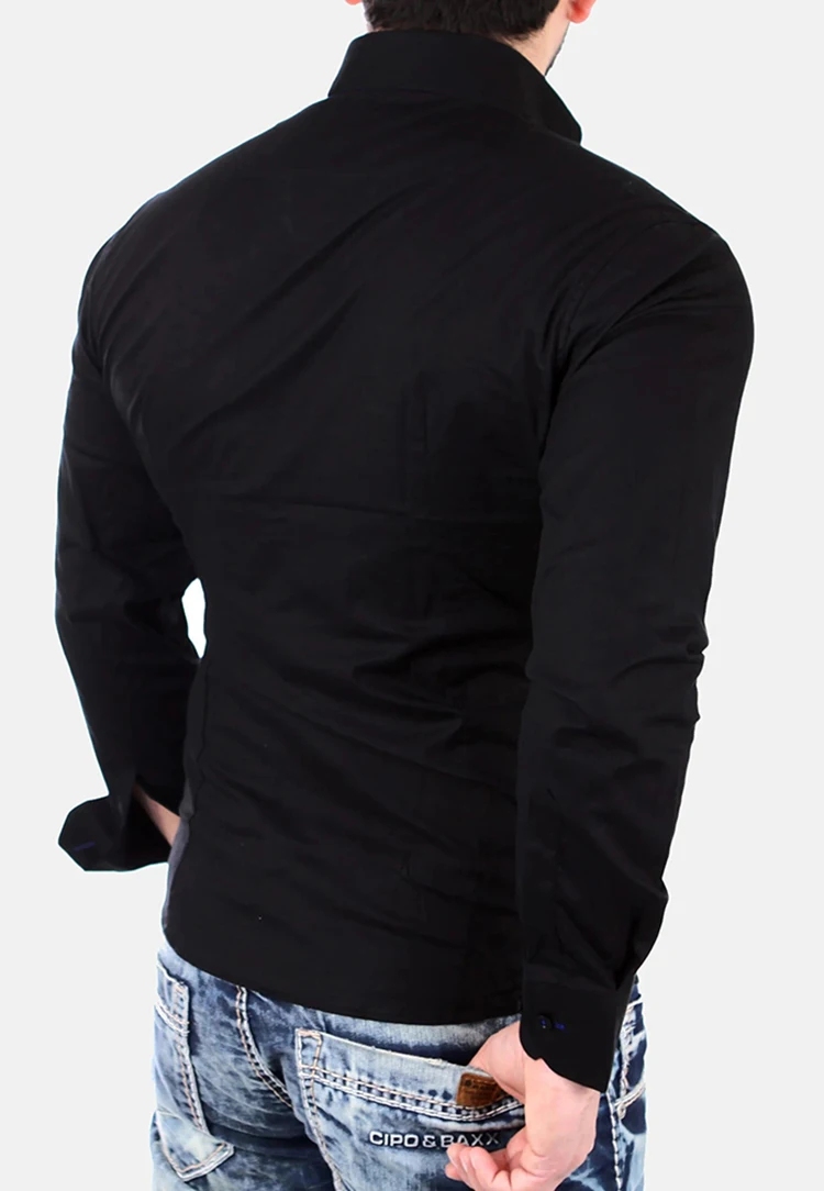 Spring Autumn New Long Sleeve Shirt Men's Fashion Slim Fit Design Formal Business Casual Brand Male Dress Shirt Plus Size S-5XL