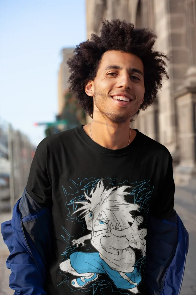 Футболка Killua Gon Hunter X Хлопок