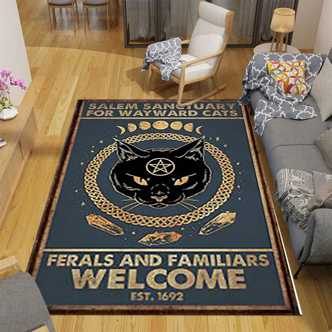 

Ковер в готическом стиле, украшение для комнат в стиле аниме коврик с изображением черепа, Современный домашний декор для гостиной, дивана, ...