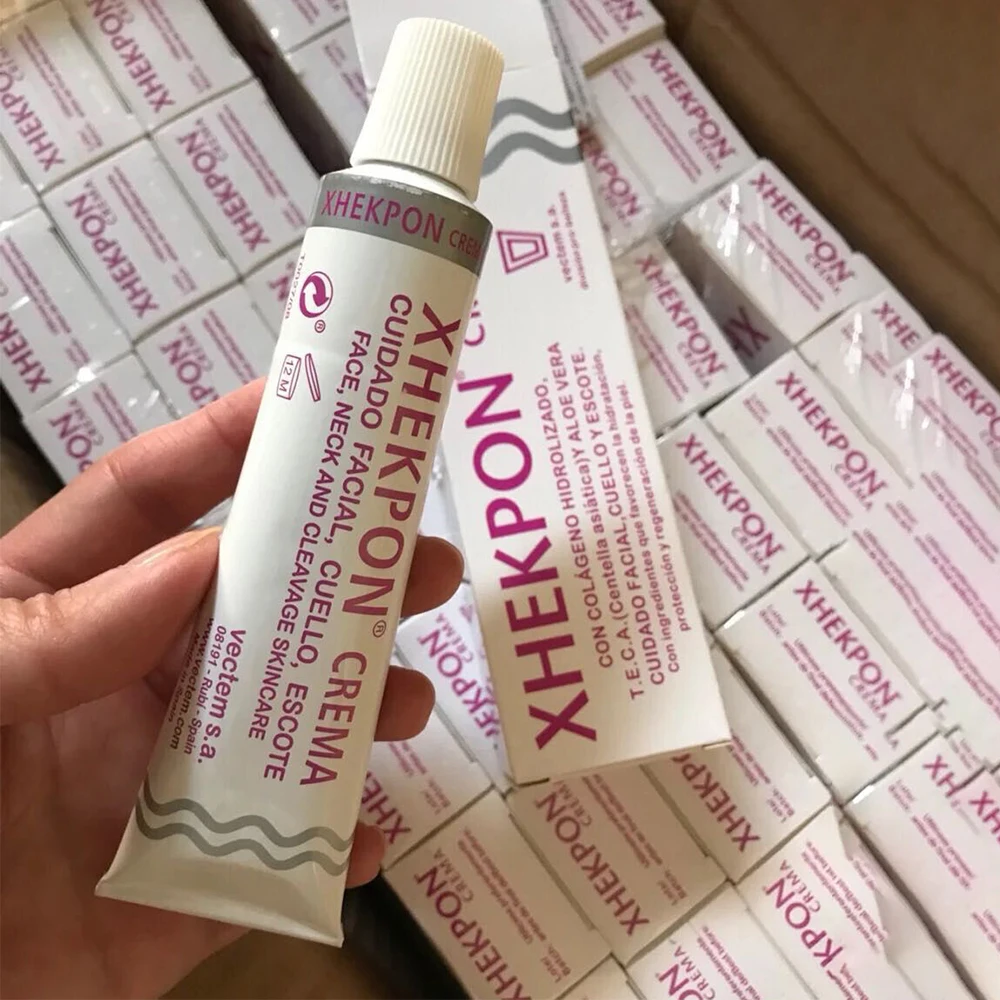 Фото Комбинированный уход за кожей Шеи Испания Xhekpon, устранение морщин, естественное извлечение, красивый и полезный, подходит для беременных женщин №3