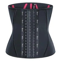 waistband shaping sports body belly band fitness latex corset waist trainer x steel bone punching breathable xxs 3xl