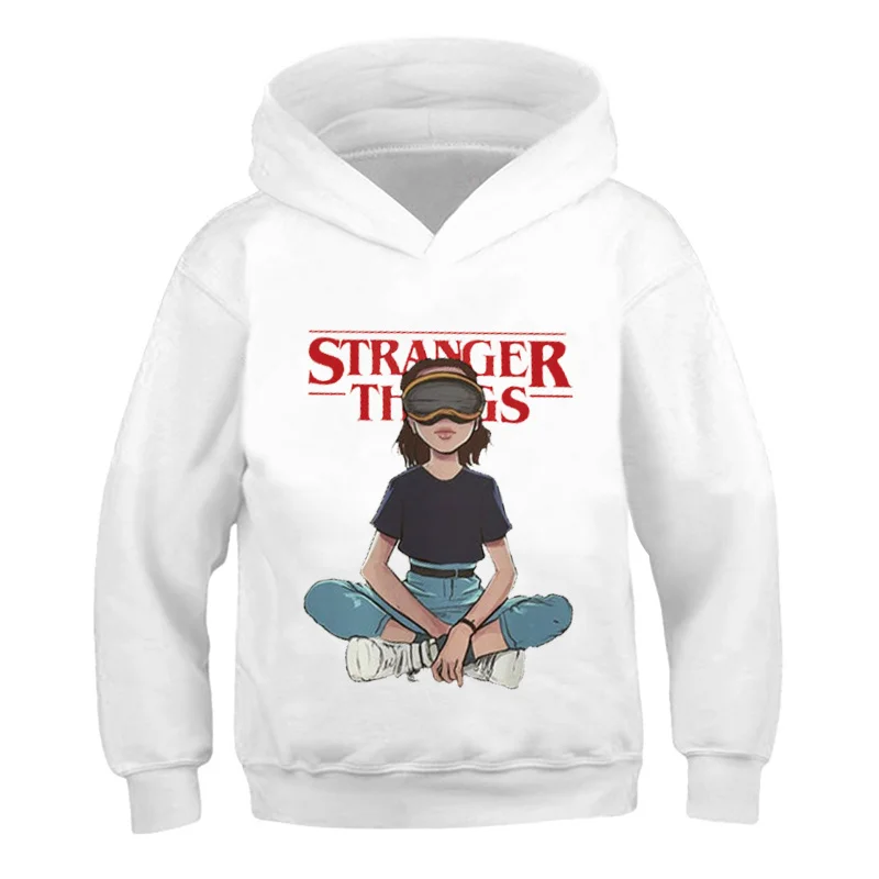 Детские толстовки с капюшоном очень странные дела 4 шт. |