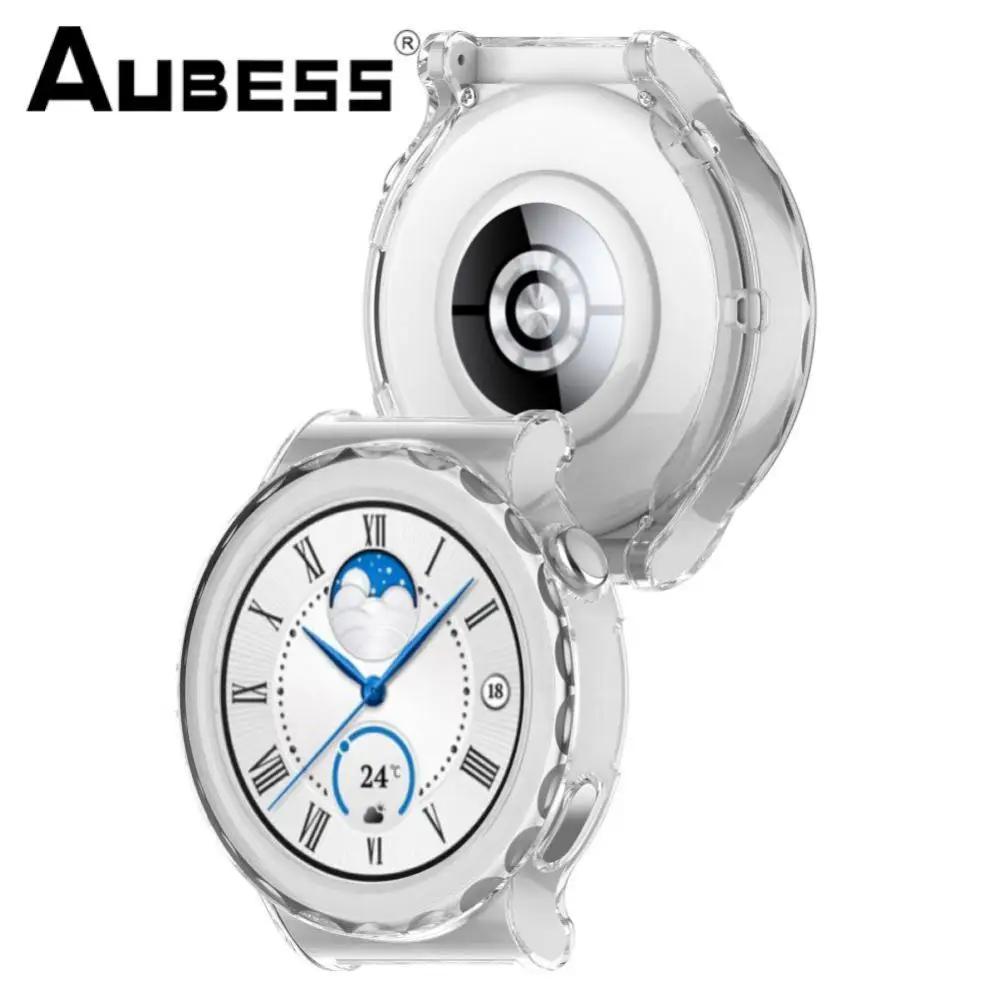 

Чехол для часов из ТПУ Смарт-аксессуары устойчивый к царапинам мягкий чехол 43 мм 46 мм прозрачный для Huawei Watch Gt3