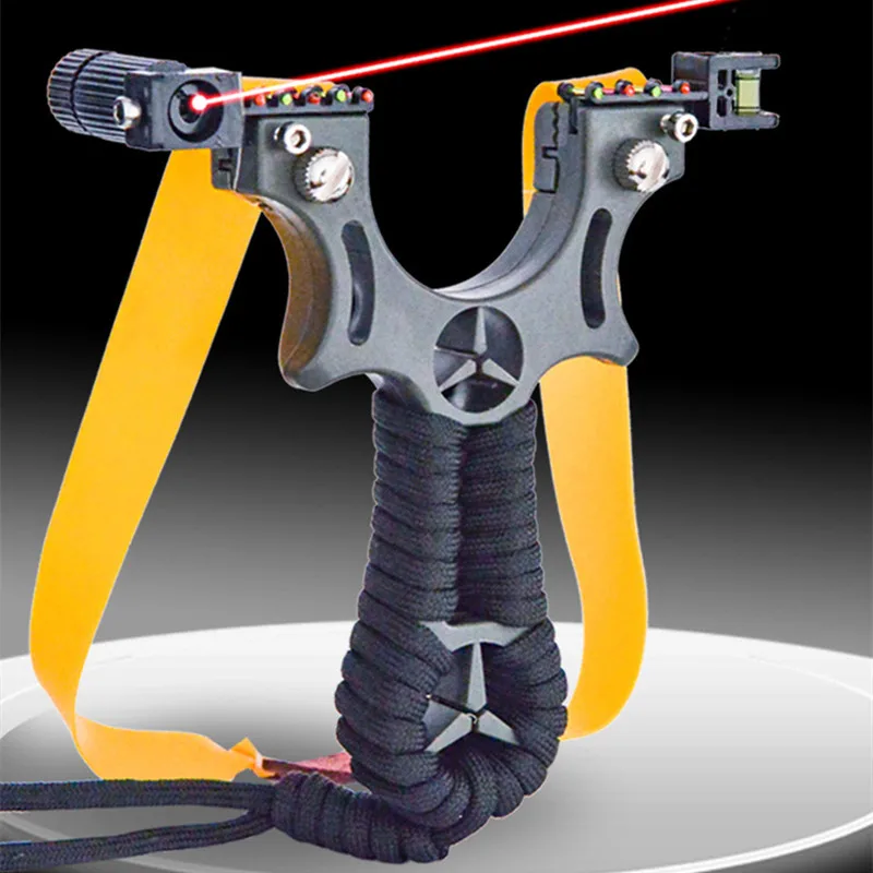 

Quality Infrared Laser Sight Slingshot Free Help Fast Pressure Outdoor High Power Rubber Band Professional Shooting And Hunting