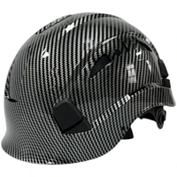 ce carbon fiber pattern safety helmet high quality abs construction hard hats for men adjustable vent bicycle outdoor workwear
