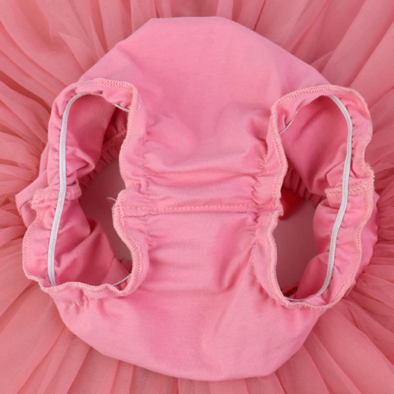 Baby Girls Tulle Tutu Bloomers Infant Newborn Diapers Cover 2pcs / Short Skirts+Headband Set Girls Skirts Rainbow Baby Skirt images - 6