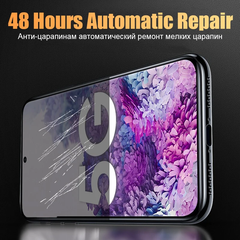 4 Упаковки Гидрогелевой Защитной Пленки Для Экрана Samsung Galaxy S24 S23 S20 S21 S22 Plus Ultra FE Note
