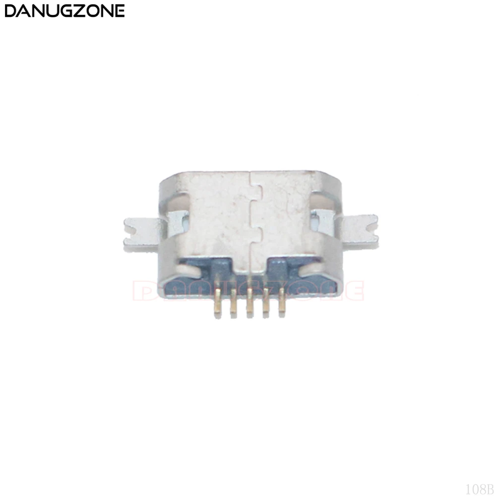

200PCS For Motorola MOTO NE525 Micro Port Jack Connector Heavy Plate 1.0 SMD 2 Feet Mini USB 5P Female Tablet Charging Socket