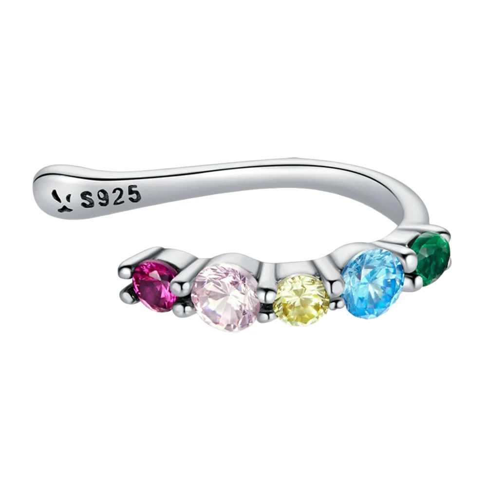 

Single Clip Sterling Sliver Earring Colorful Folder