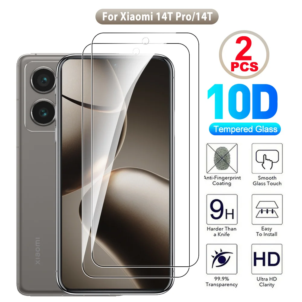 2 шт. прозрачная пленка для Xiaomi Mi 14T 13T 12T 11T 10T Pro Защитное стекло на Xiomi T14 Защитная