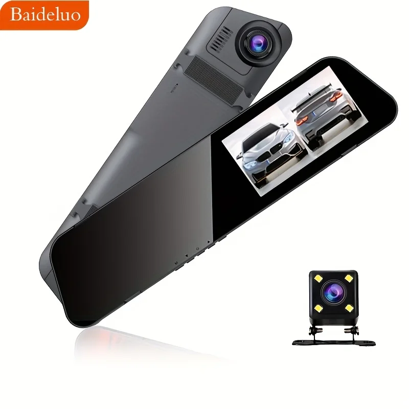 

High-definition Dual Recording Front and Rear Dual Cameras Car Camera Recorder with 4.0" LCD, 120° Wide Angle, WDR, Night Vision