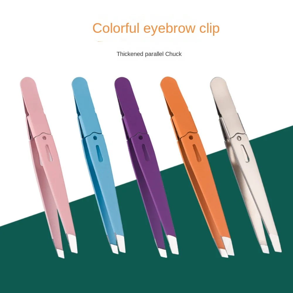 Высококачественный пинцет для бровей красочные волосы красивые тонкие Съемник