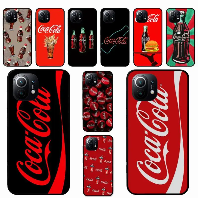 

Fashion Drink Co-ca-cola Phone Case for Xiaomi mi 5 6 8 9 10 lite pro SE Mix 2s 3 F1 Max2 3