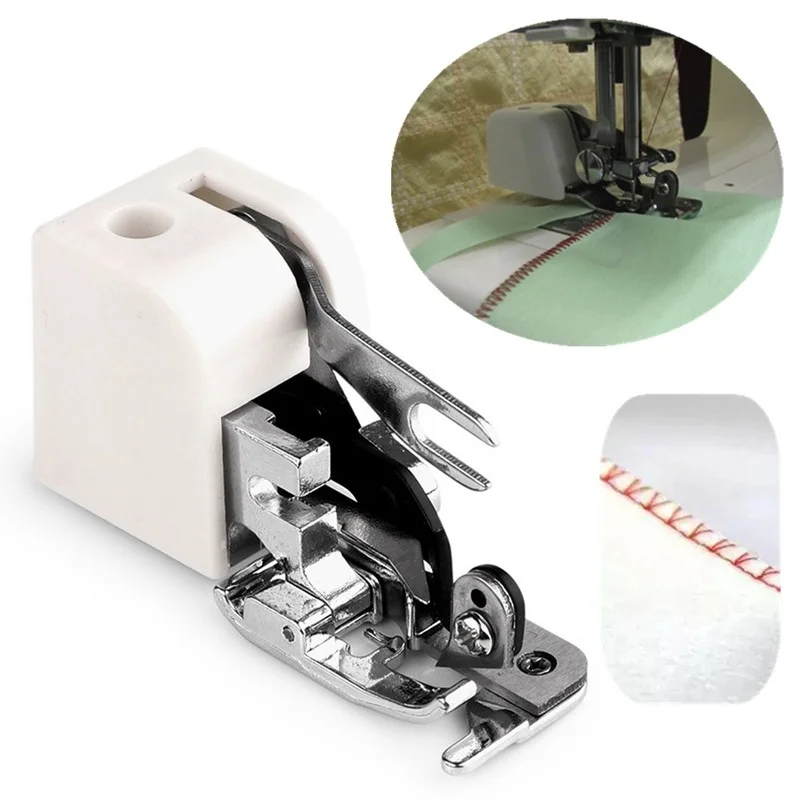 

CY-10 Household Sewing Machine Parts Side Cutter Overlock Presser Foot Press Feet for All Low Shank Singer Household Sewing
