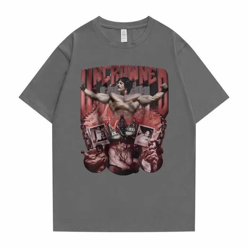 Забавная Короткая Футболка Мужская Винтажная Хлопковая Бейсбольная Рубашка С