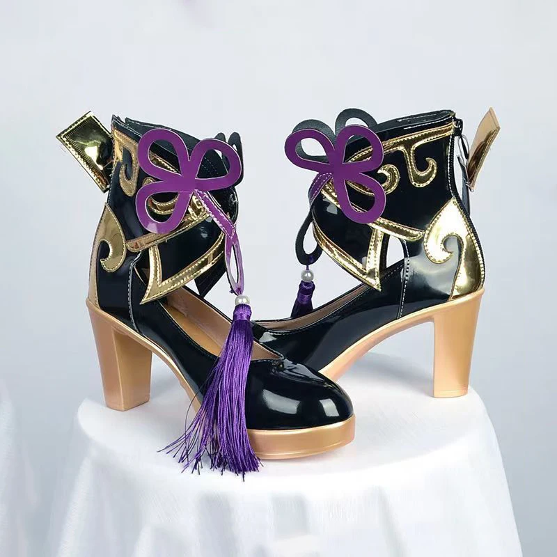 Honkai Star Rail Косплей Fu Xuan Обувь на высоком каблуке для женщин и девочек Костюм