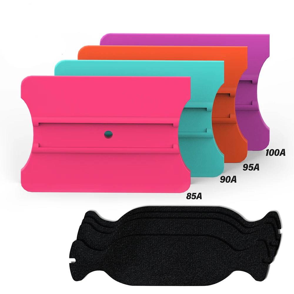 Мягкий скребок EHDIS в форме крыла для искусственных зерен Зеркальная Наклейка с