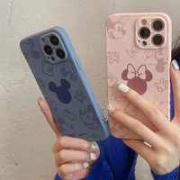 disney mickey mouse anime phone case for iphone 11 12 13 pro max 12 13 mini 6 6s 7 8 plus x xr xs max se 2020 tpu soft funda