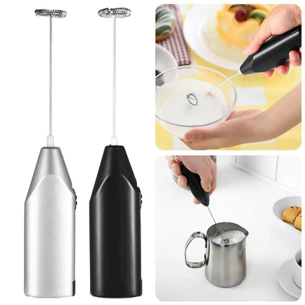 

Mini Electric Milk Foamer-Blender Wireless Coffee Whisk Mixer Handheld Egg Beater Cappuccino Frother Mixer 20cm Kitchen Tools