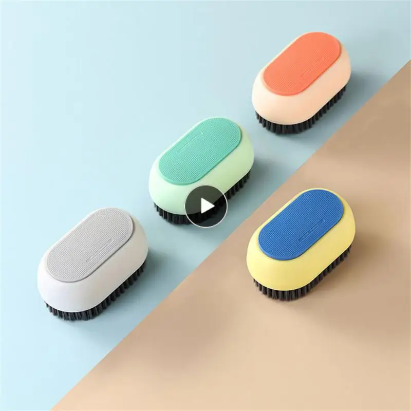 

Pendable Household Cleaning Brush Strong Flexibility Convenient Shoe Washing Brush Polychromatic Washing Brush Tool Brush