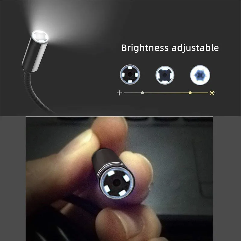 12 5 мм Автофокус эндоскоп камера рыболокатор 5MP HD IP68 водонепроницаемый USB бороскоп