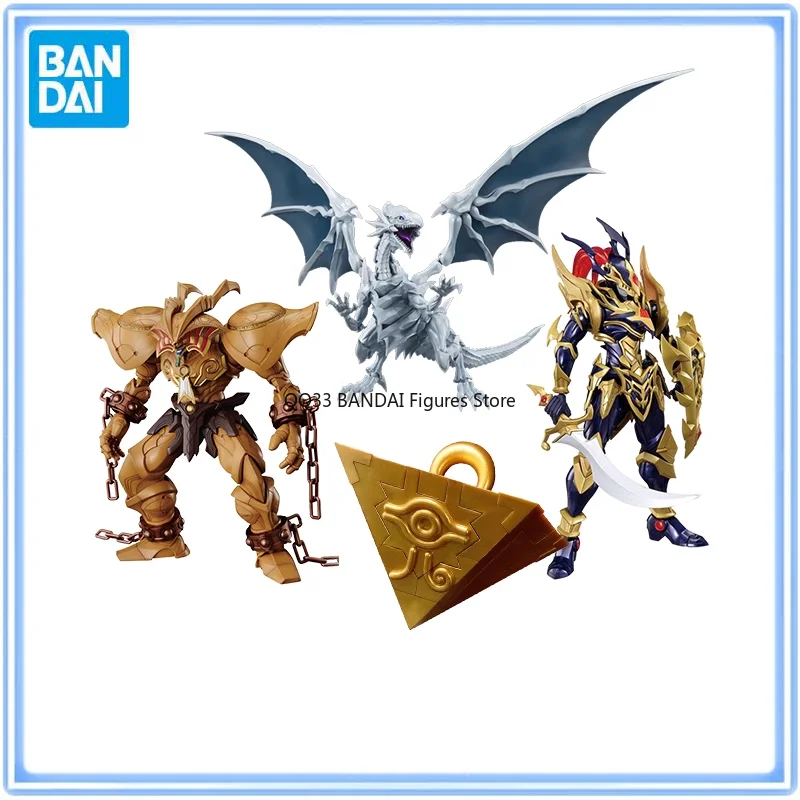 Оригинальный Yu-Gi-Oh BANDAI! Sennen Item Blue-Eyes White Dragon Black Luster Soldier Exodia Фигурка Сборка Модель
