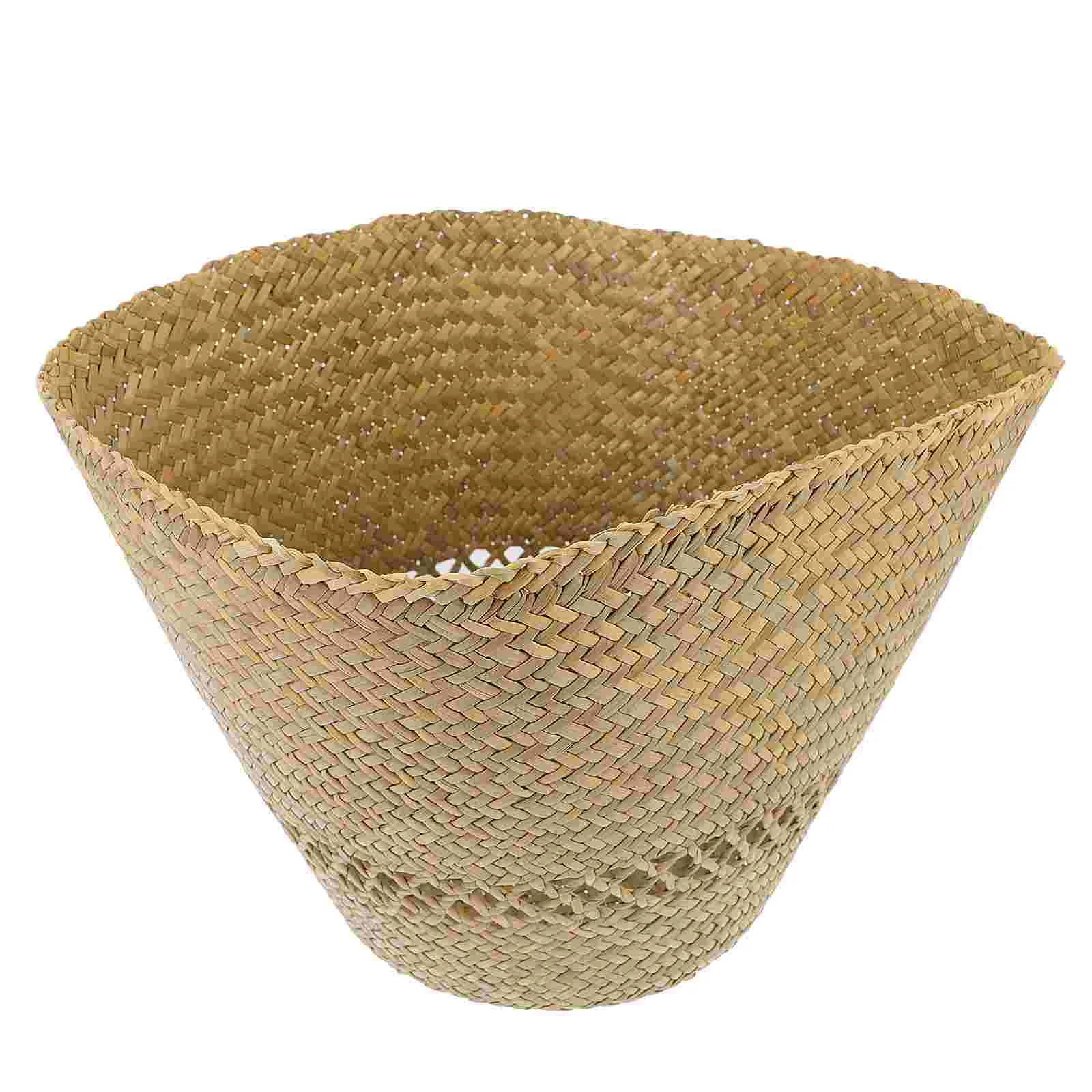 

1pc Rattan Woven Lampshade Ornament Creative Pastoral Lampshade Decor Cover