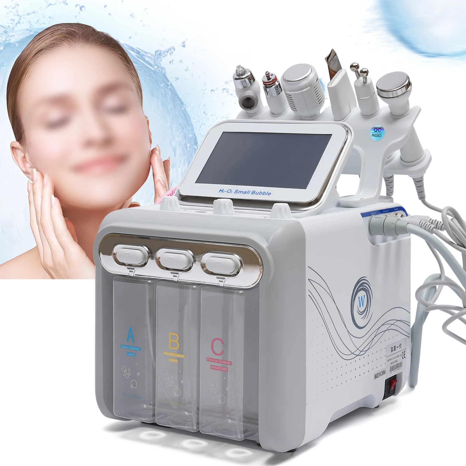

6 in 1 Hydro Dermabrasion Microdermabrasion Facial Peeling Spa Skin Machine