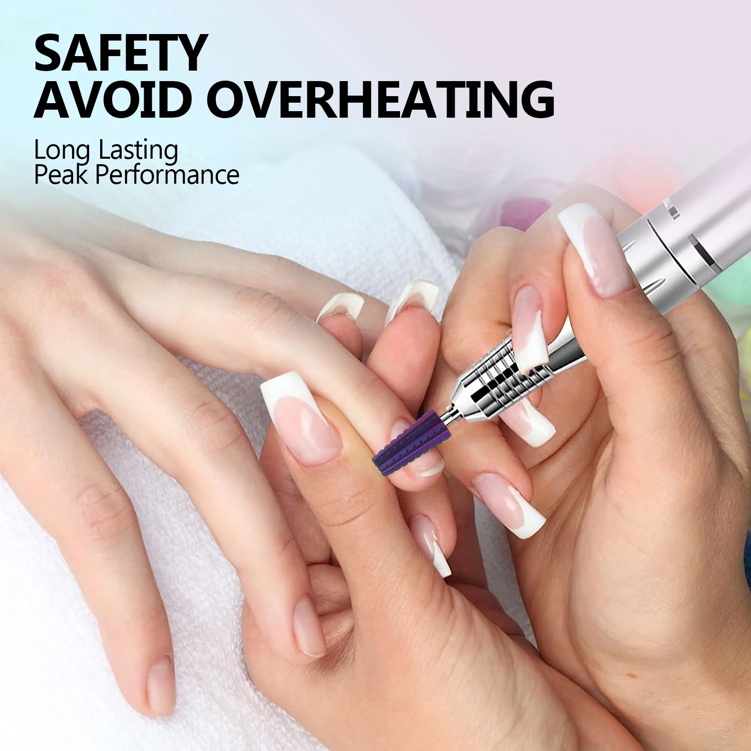 5 в 1 керамическая Вольфрамовая карбидная фреза для ногтей электрические