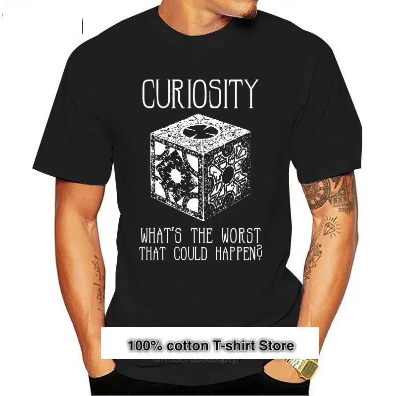 

Camisetas de manga corta para hombre, camisa 100% de algodón con caja de rompecabezas de Hellraiser, con gran descuento