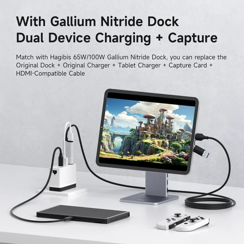 Карта видеозахвата Hagibis USB 3.0 HDMI