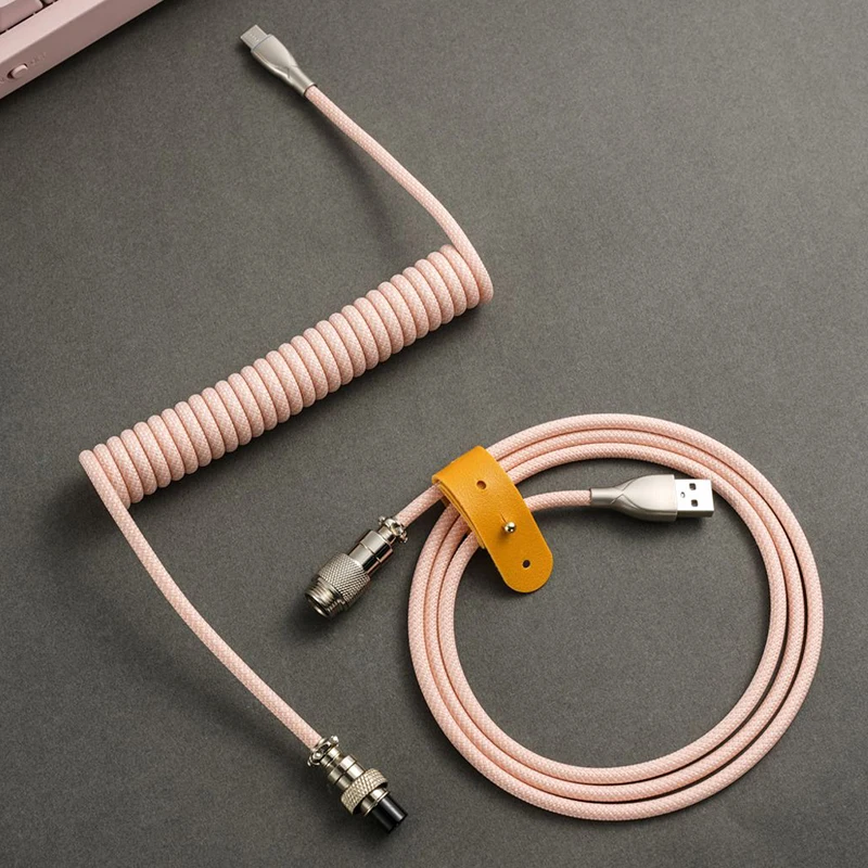 USB от A до типа C для механической игровой клавиатуры провод с двойной рубашкой и