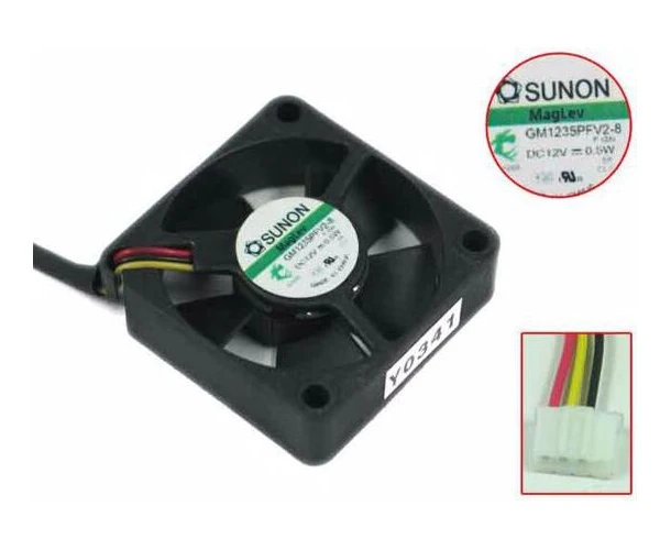 SUNON GM1235PFV2-8, F.GN DC 12V 0,5 W, 35x35x10mm 3-проводной охлаждающий вентилятор