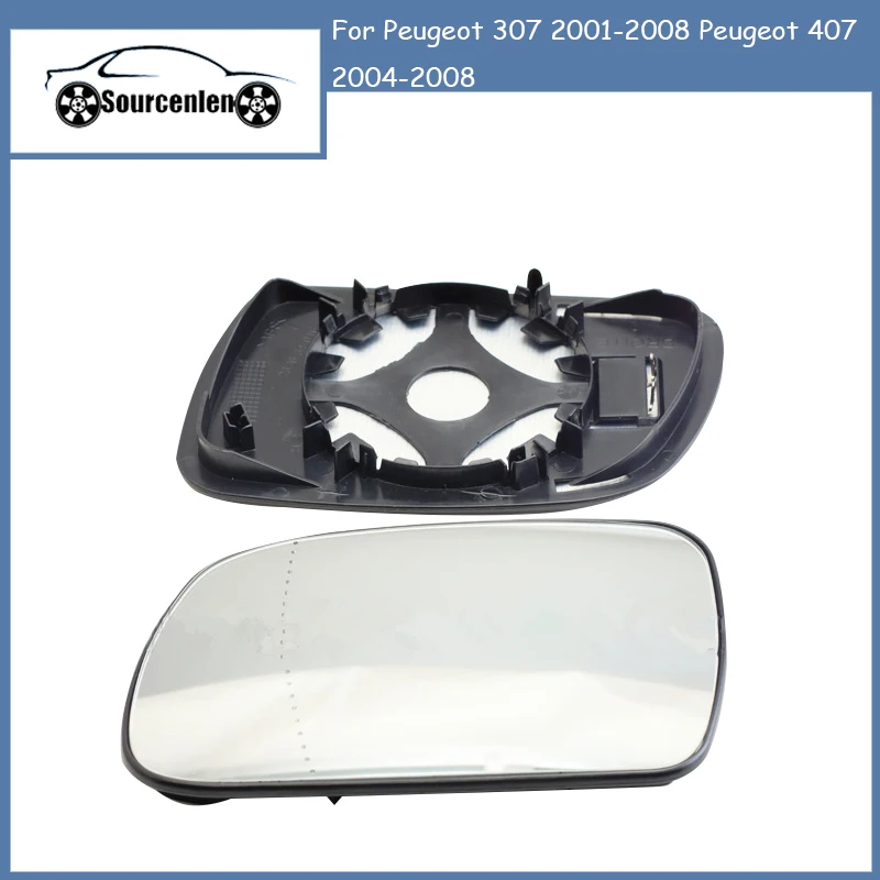 

Car Wing Side Mirror Glass For Peugeot 307 2001-2008 Peugeot 407 2004-2008 Rearview Mirror Glass Lens